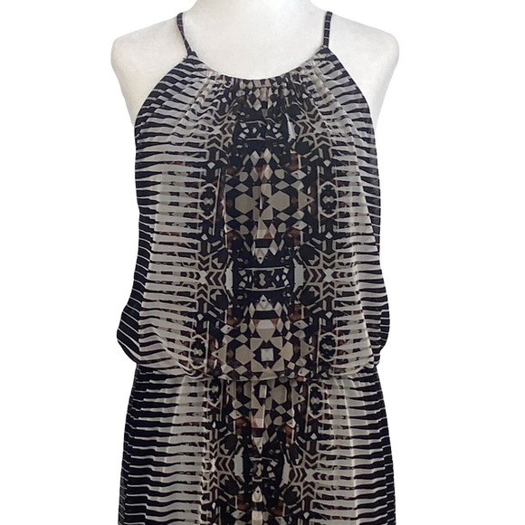 LONDON TIMES HALTER MAXI‎ DRESS - Picture 3 of 8